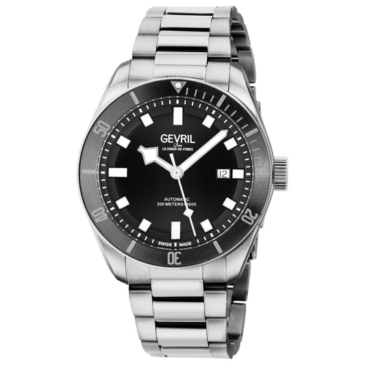 Front view of Gevril Yorkville Men's Automatic Watch 48600