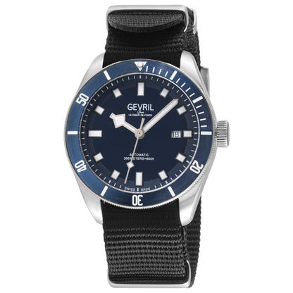 Front view of Gevril Yorkville Men's Automatic Watch 48601N