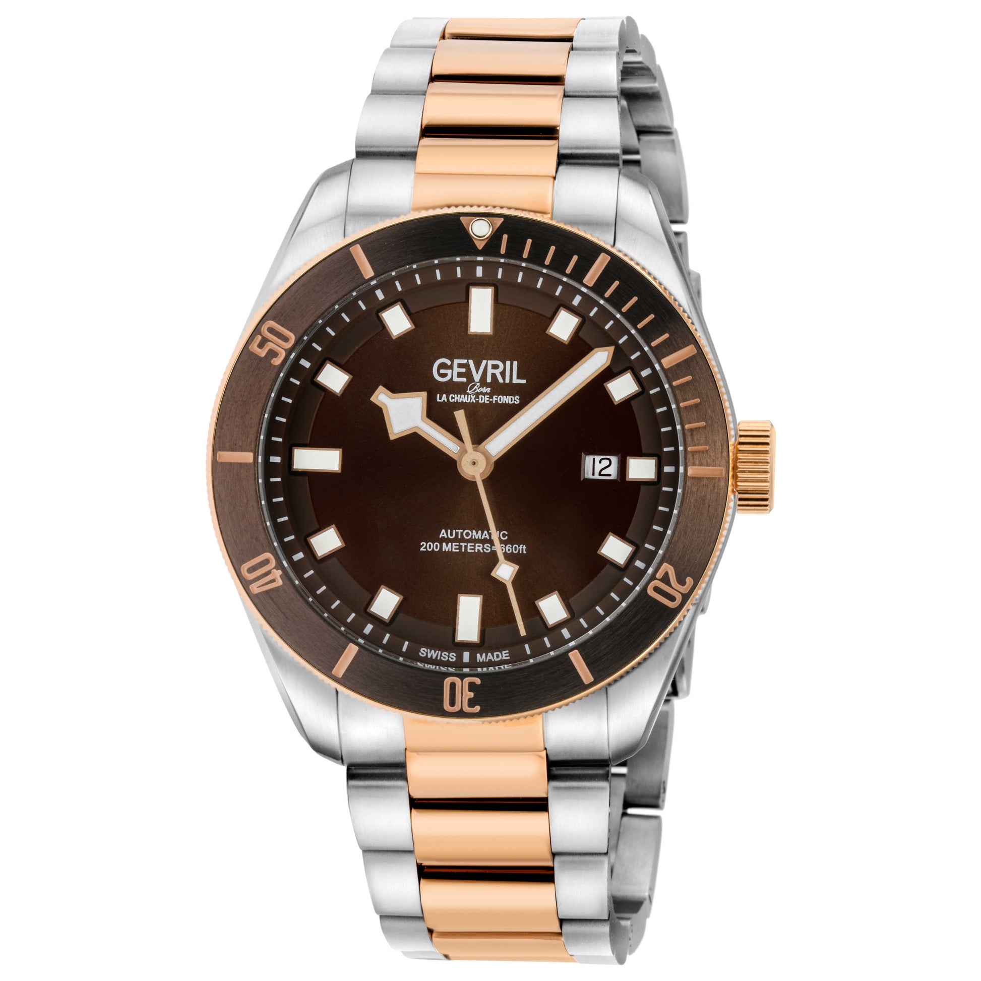 Front view of Gevril Yorkville Men's Automatic Watch 48603