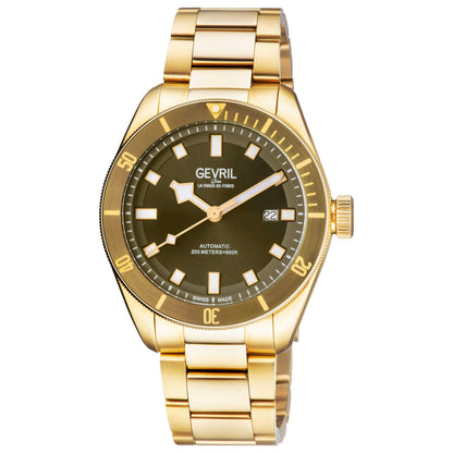 Front view of Gevril Yorkville Men's Automatic Watch 48605