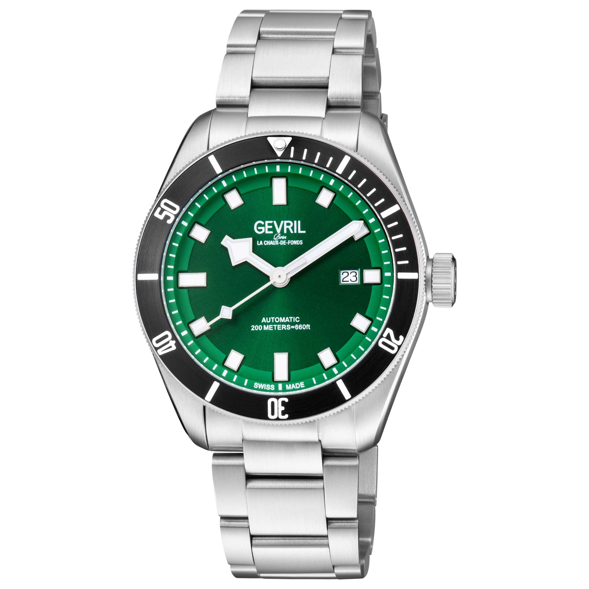 Front view of Gevril Yorkville Men's Automatic Watch 48606