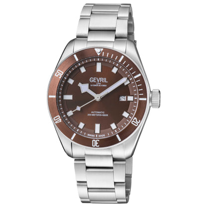 Front view of Gevril Yorkville Men's Automatic Watch 48607
