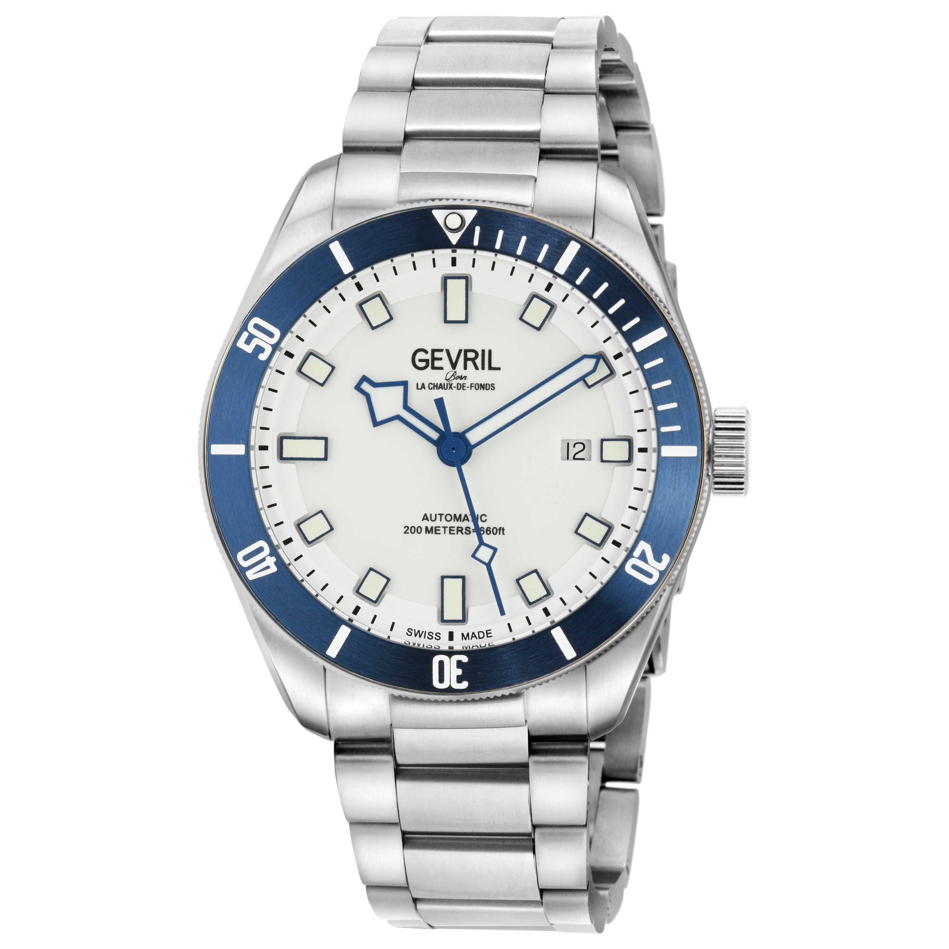 Front view of Gevril Yorkville Men's Automatic Watch 48613B