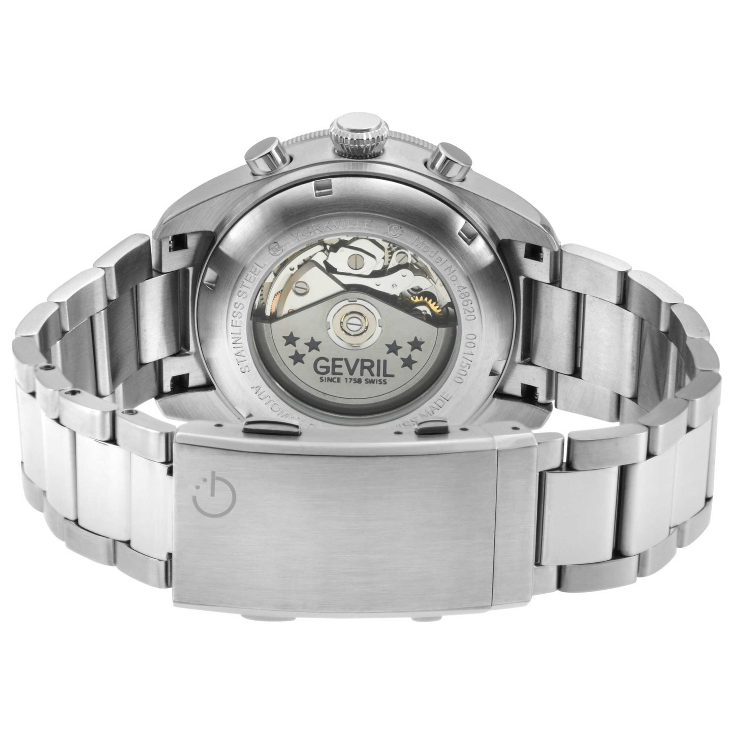 Gevril Yorkville Chronograph Men's Automatic Watch 48621B - Image #2