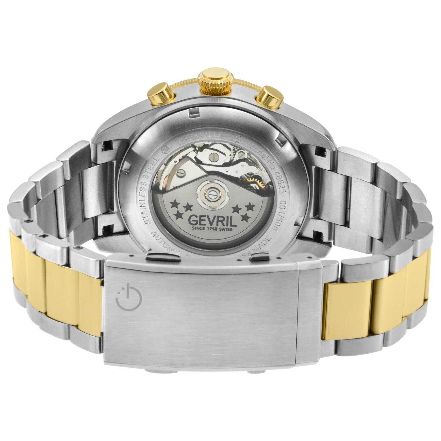 Gevril Yorkville Chronograph Men's Automatic Watch 48625B - Image #2