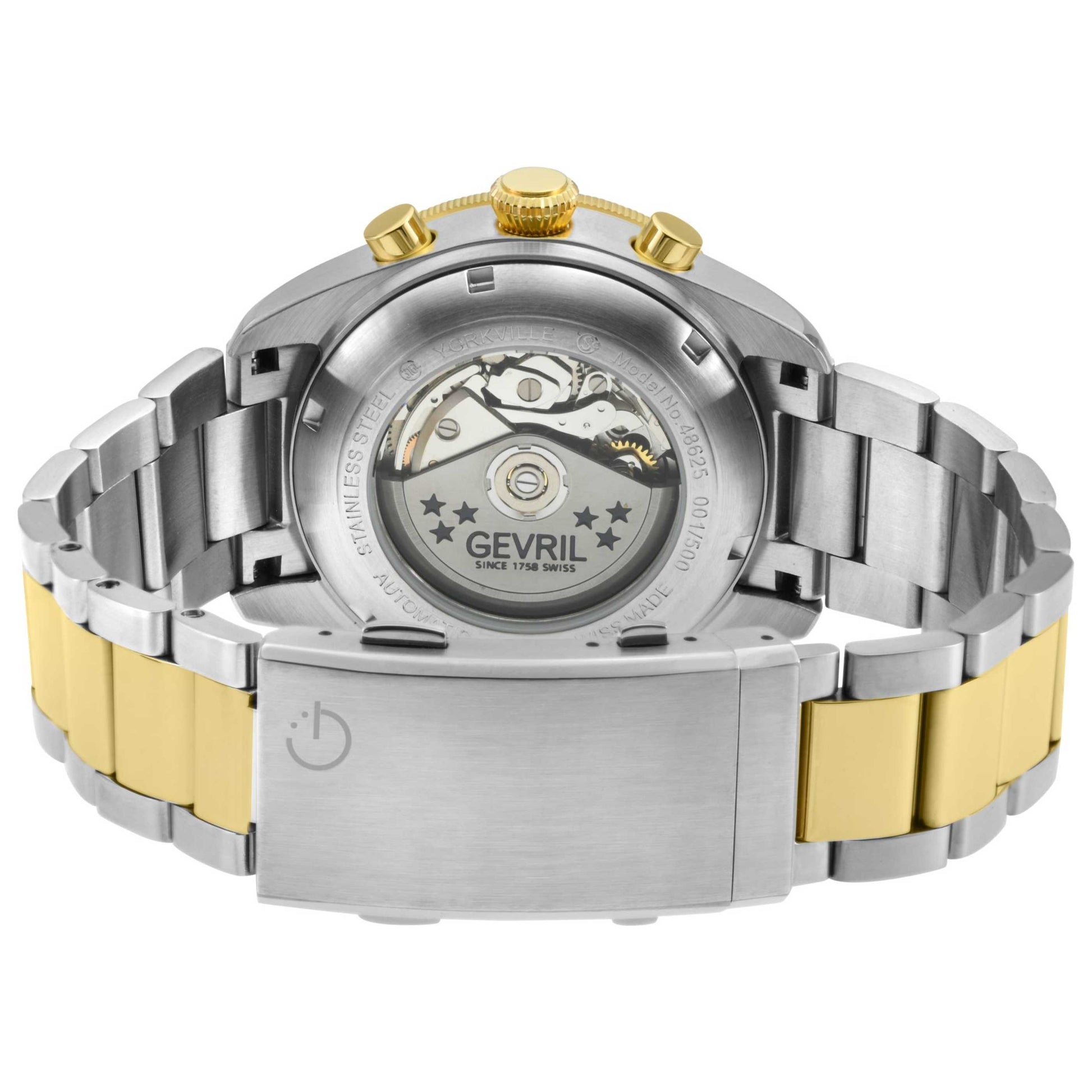 Gevril Yorkville Chronograph Men's Automatic Watch 48625B - Image #2