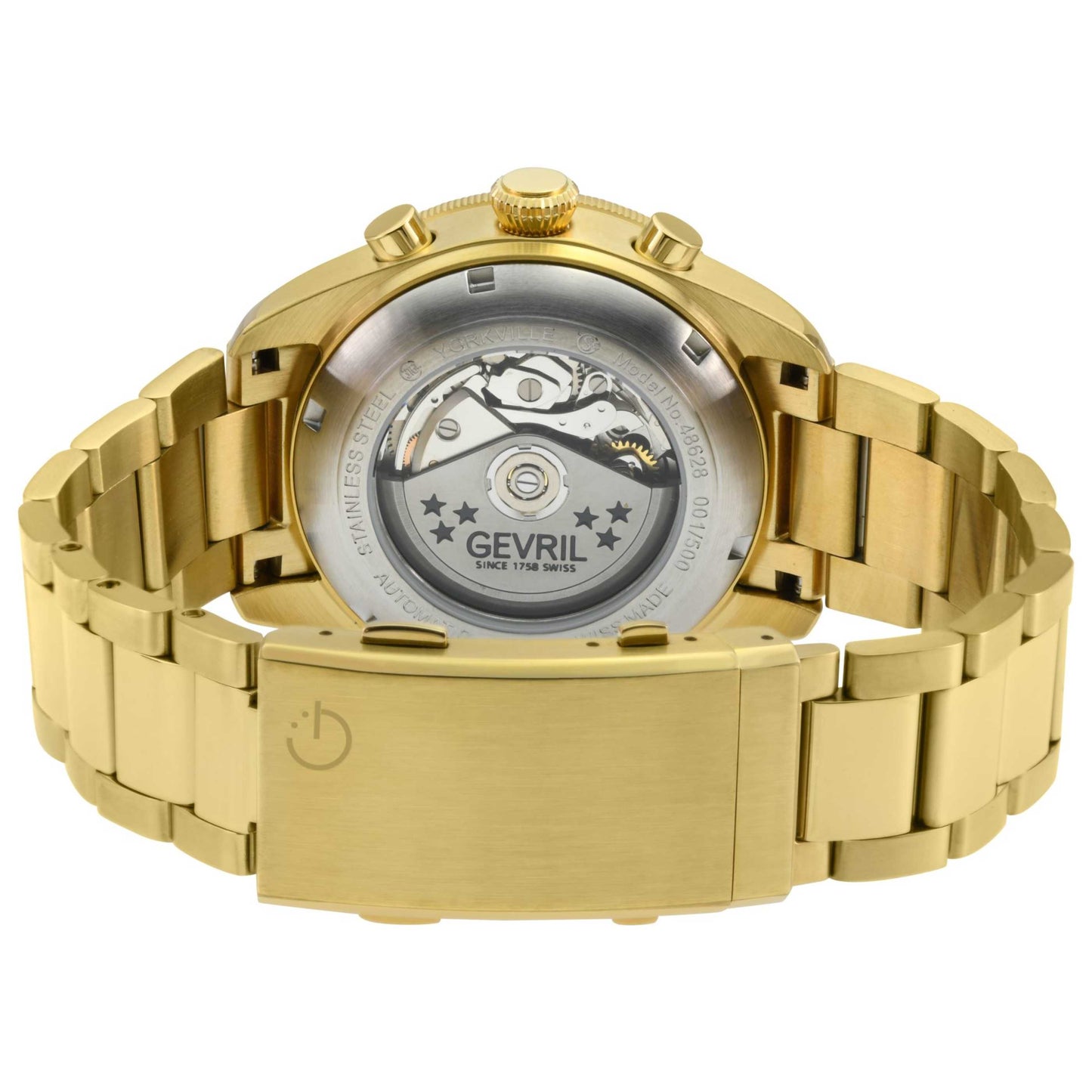 Gevril Yorkville Chronograph Men's Automatic Watch 48628B - Image #2