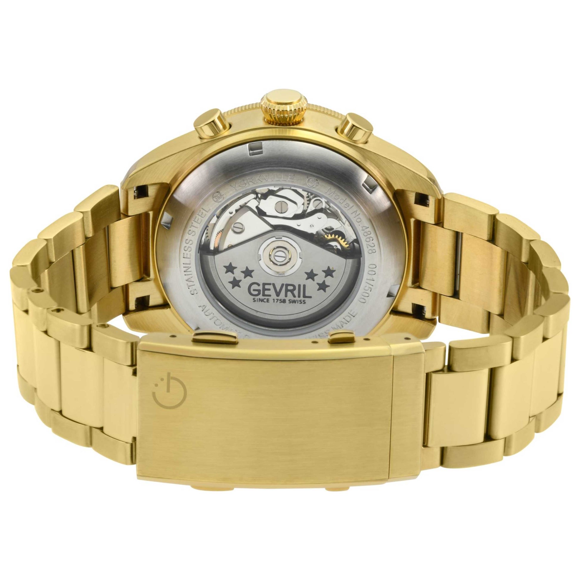 Gevril Yorkville Chronograph Men's Automatic Watch 48628B - Image #2