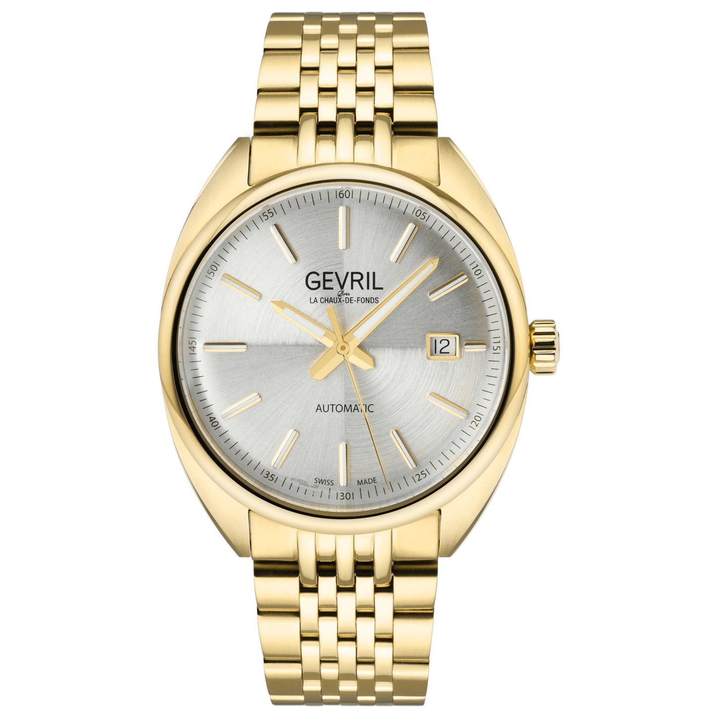 Front view of Gevril Five Points Men's Automatic Watch 48704