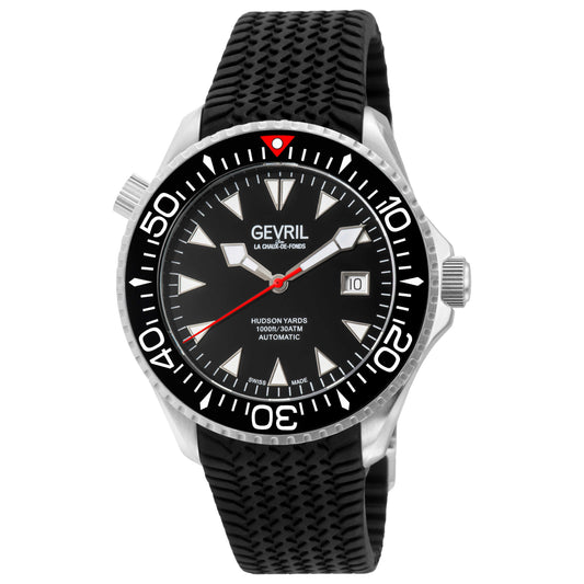 Front view of Gevril Hudson Yards Men's Automatic Watch 48800R