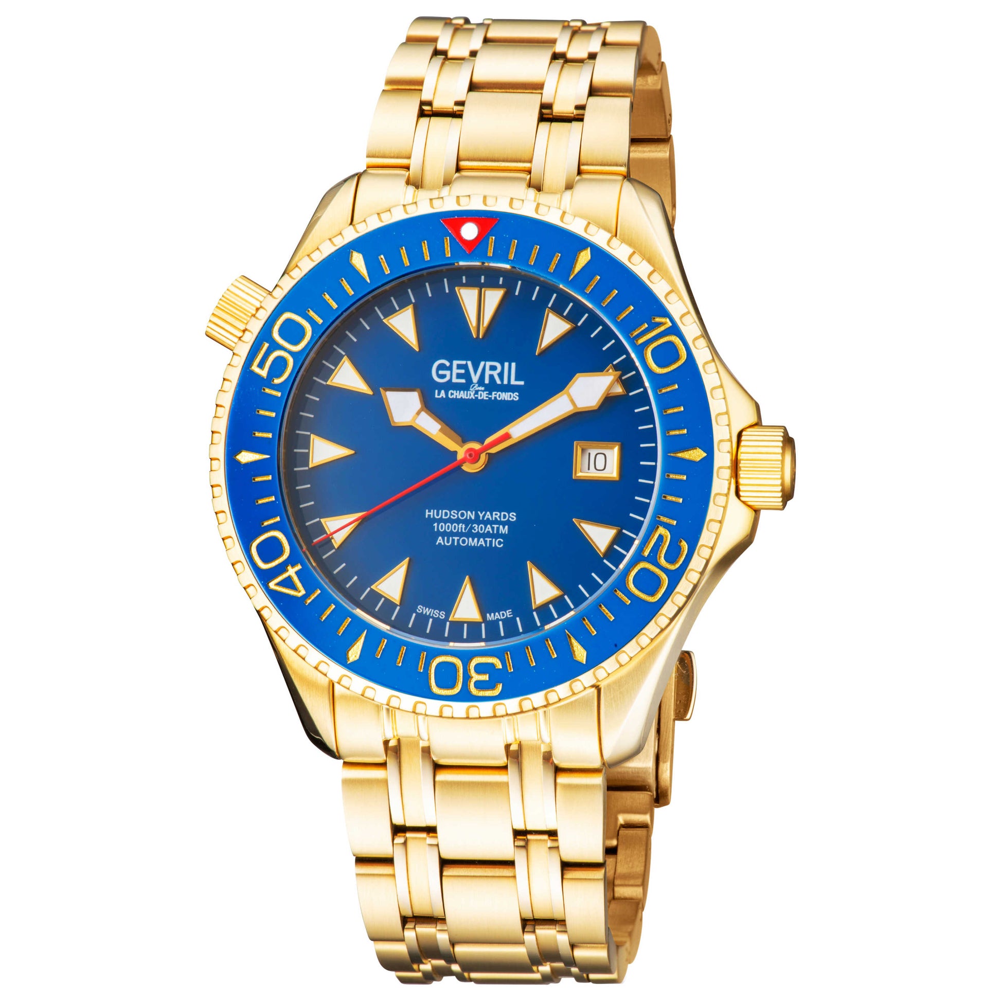 Front view of Gevril Hudson Yards Men's Automatic Watch 48805