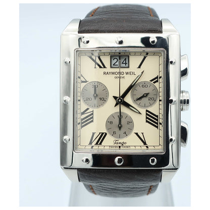 Front view of Raymond Weil Tango Men's Swiss Quartz (Battery-Powered) Watch 4881-STC-00809-SDV