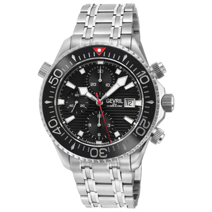 Front view of Gevril Hudson Yards Chronograph Men's Automatic Watch 48810B