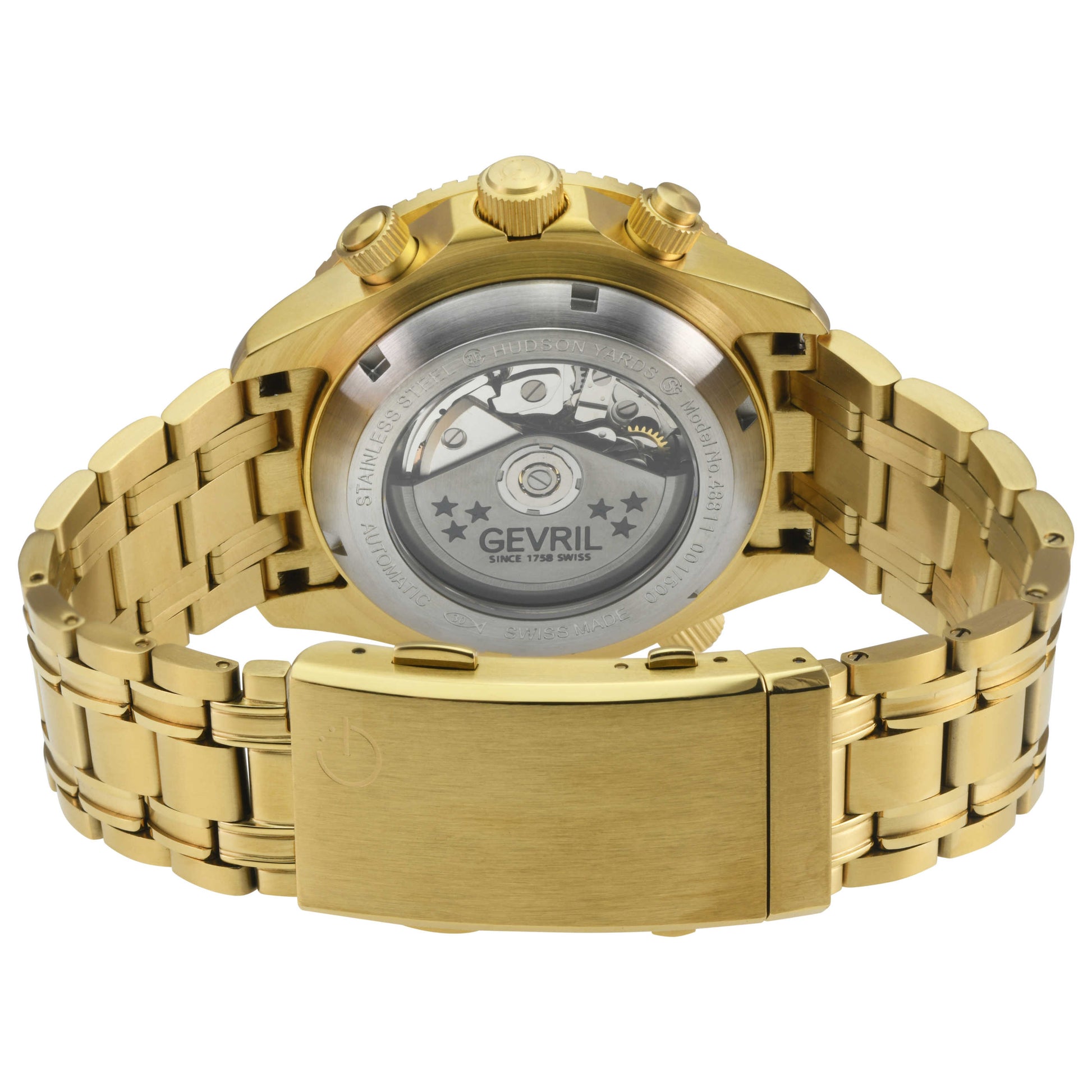 Gevril Hudson Yards Chronograph Men's Automatic Watch 48811B - Image #2