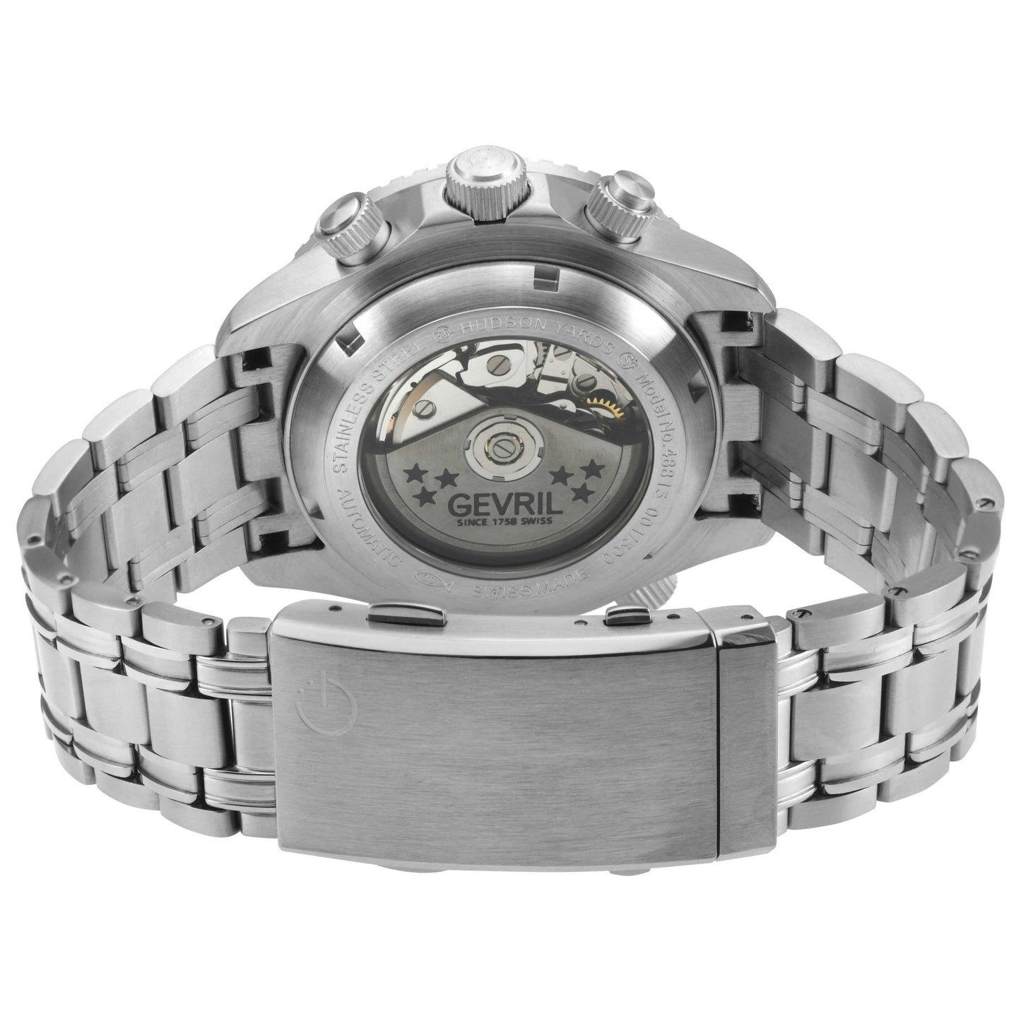 Gevril Hudson Yards Chronograph Men's Automatic Watch 48815B - Image #2