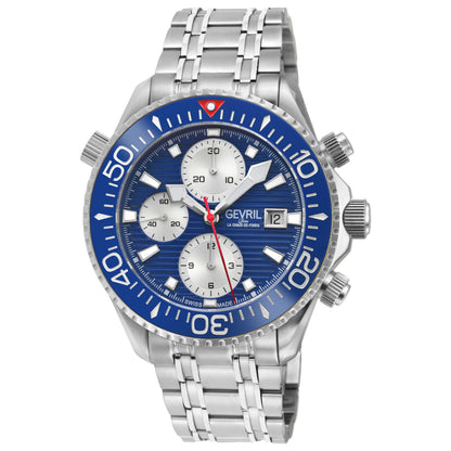 Front view of Gevril Hudson Yards Chronograph Men's Automatic Watch 48815B
