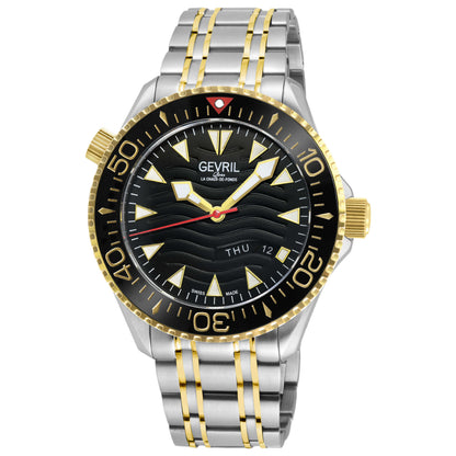 Front view of Gevril Hudson Yards Men's Automatic Watch 48832B
