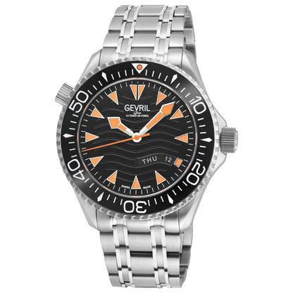 Front view of Gevril Hudson Yards Men's Automatic Watch 48833B