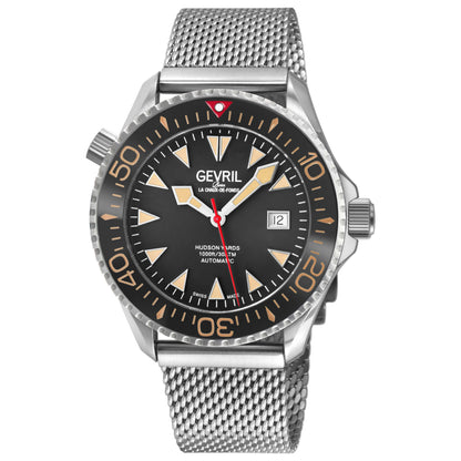 Front view of Gevril Hudson Yards Men's Automatic Watch 48840B