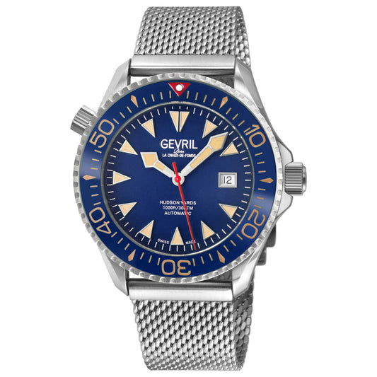Front view of Gevril Hudson Yards Men's Automatic Watch 48841B