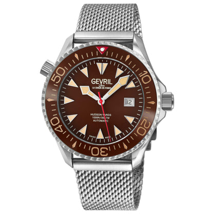 Front view of Gevril Hudson Yards Men's Automatic Watch 48848B