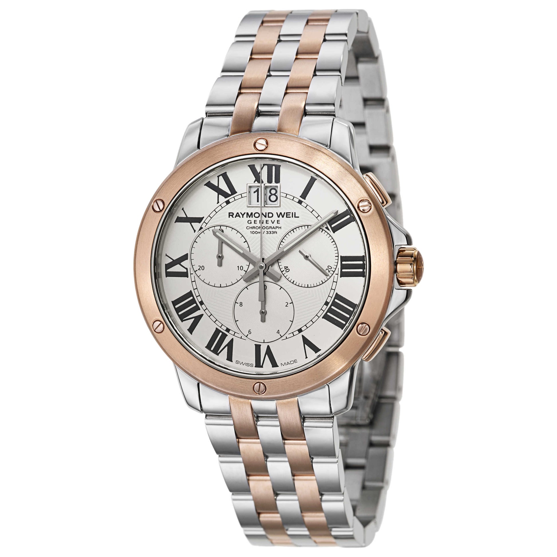 Front view of Raymond Weil Tango Men's Swiss Quartz (Battery-Powered) Watch 4891-SP5-00660