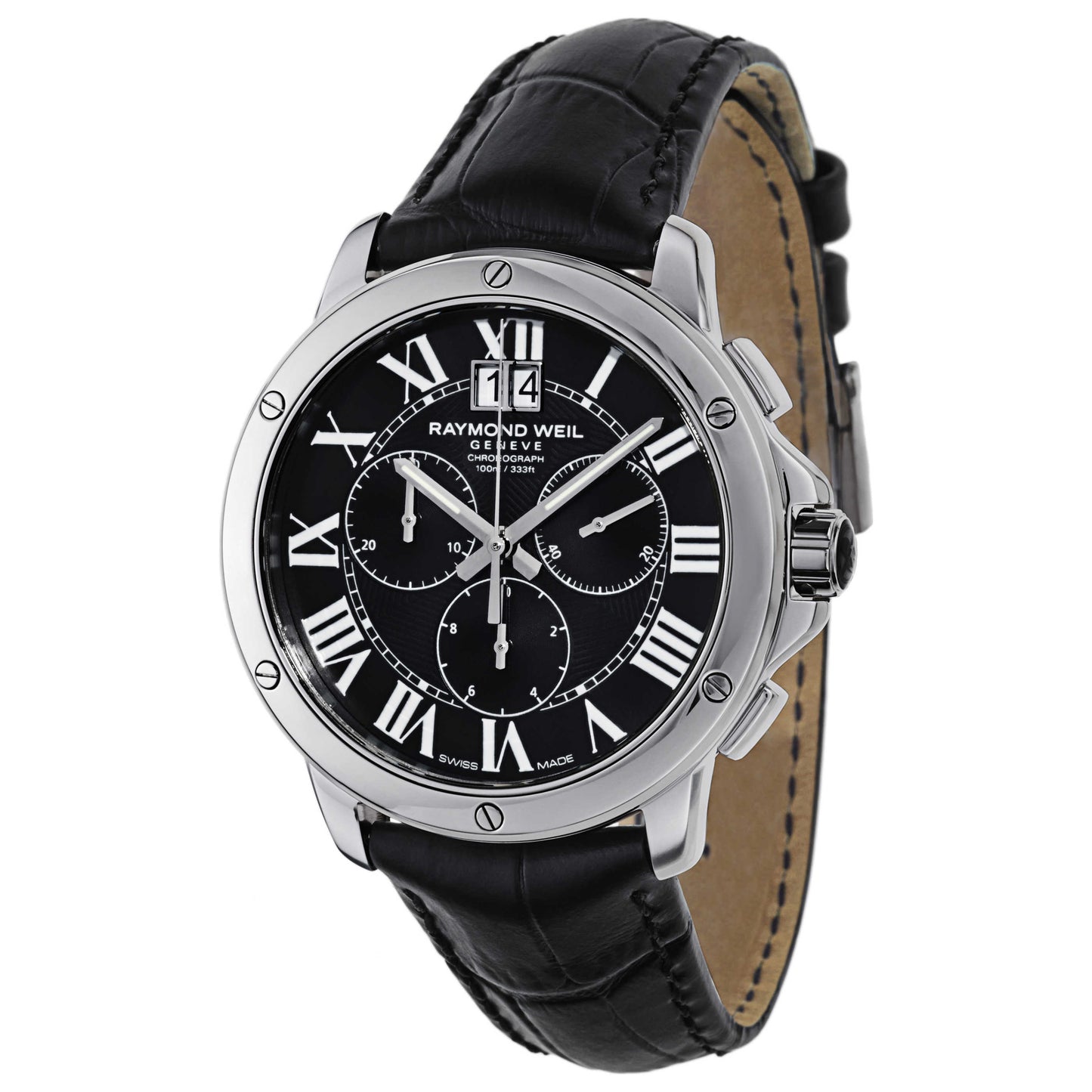 Front view of Raymond Weil Tango Men's Swiss Quartz (Battery-Powered) Watch 4891-STC-00200