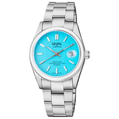 Front view of Gevril West Village Men's Automatic Watch 48911