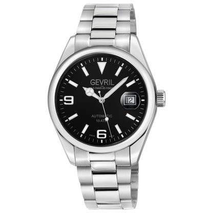 Front view of Gevril West Village Men's Automatic Watch 48949B