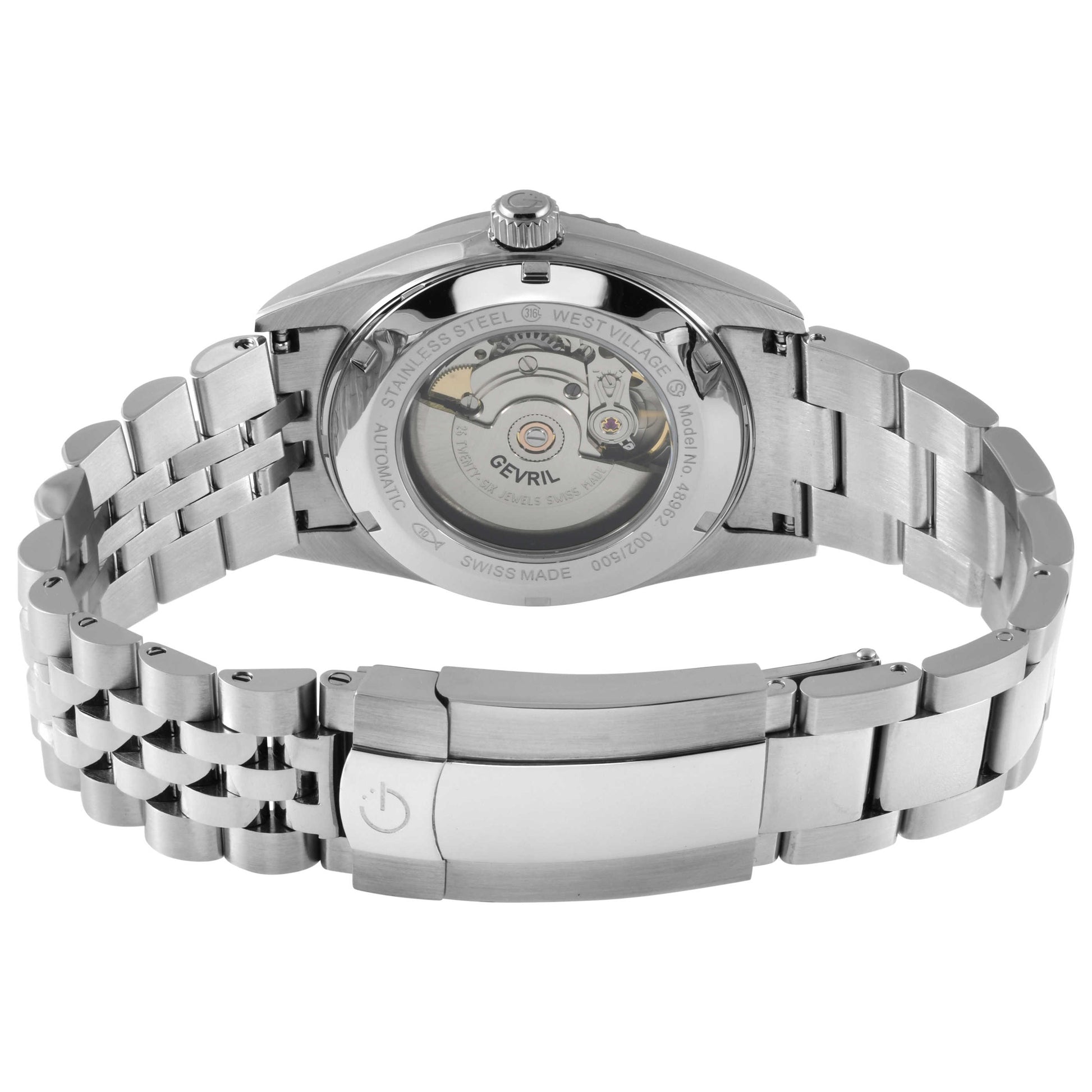 Gevril West Village Fusion Elite Men's Automatic Watch 48962B - Image #2