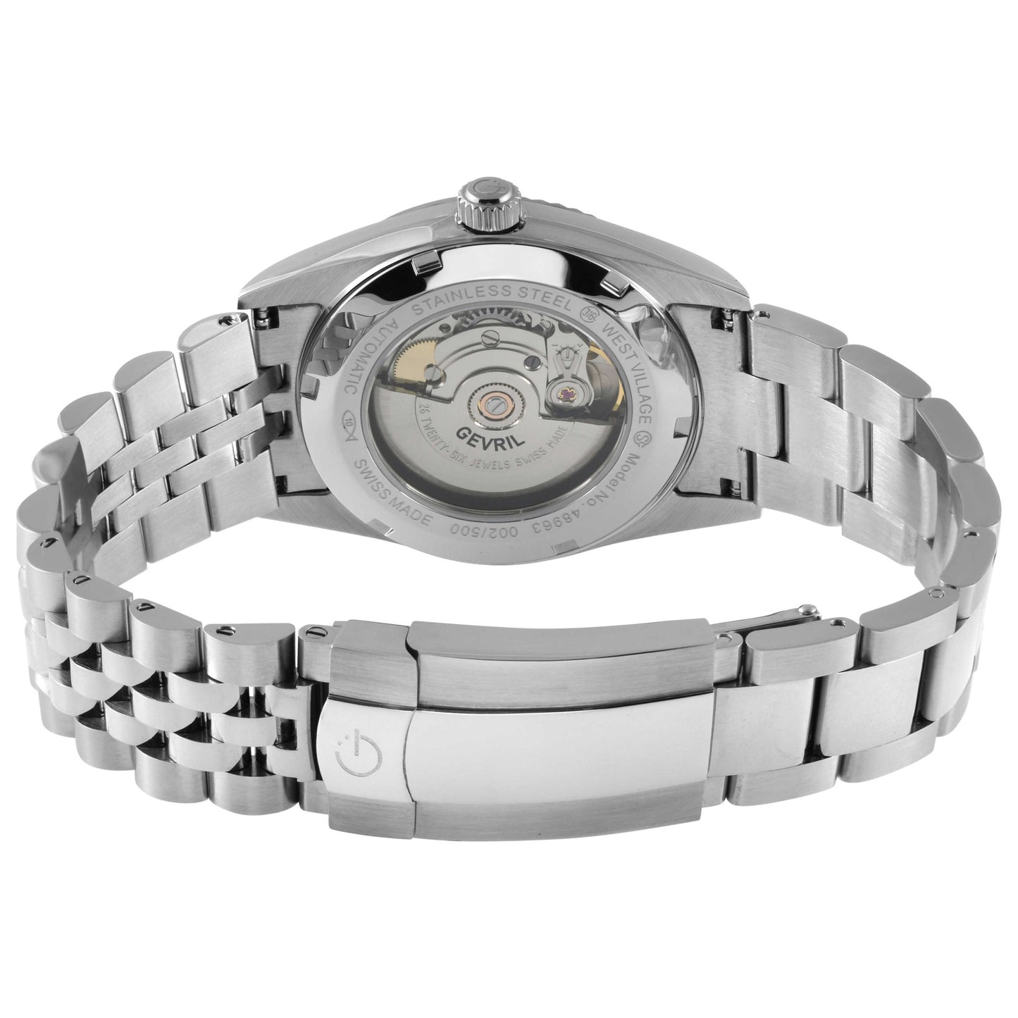 Gevril West Village Fusion Elite Men's Automatic Watch 48963B - Image #2