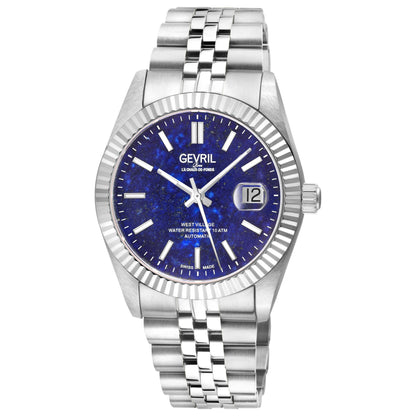 Front view of Gevril West Village Men's Automatic Watch 48970B