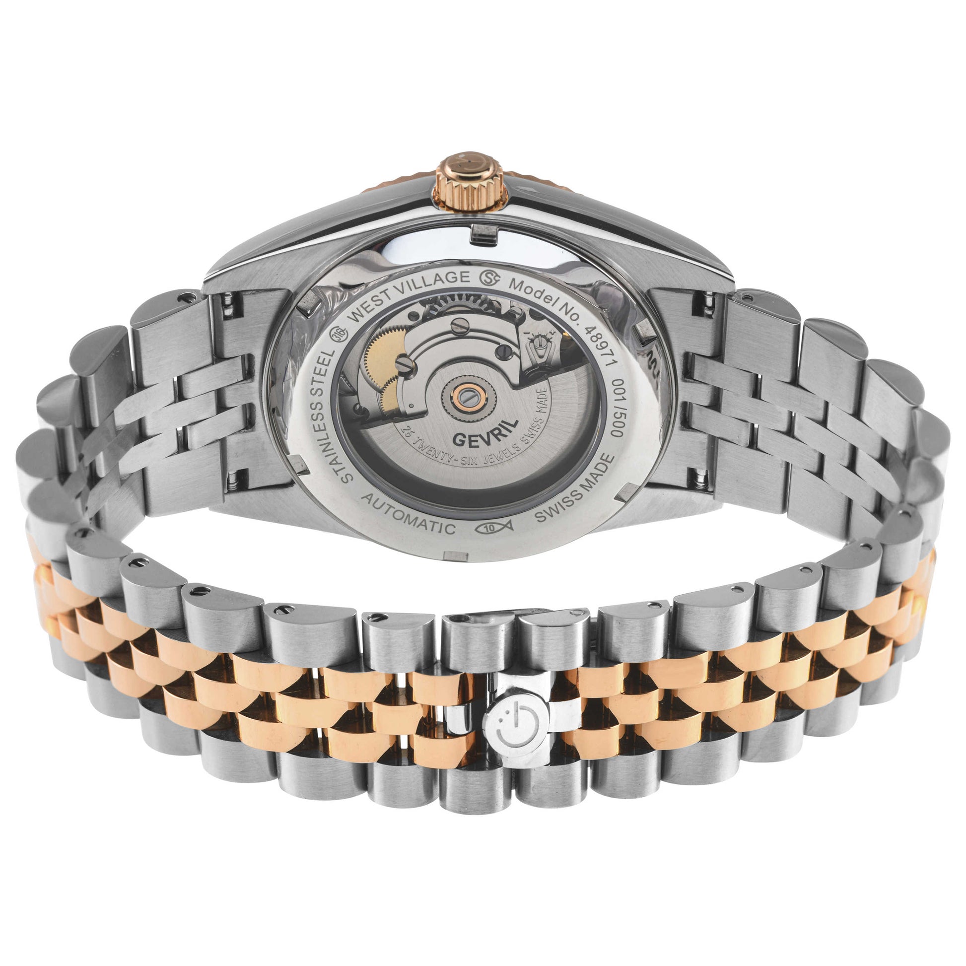 Gevril West Village Men's Automatic Watch 48971B - Image #2