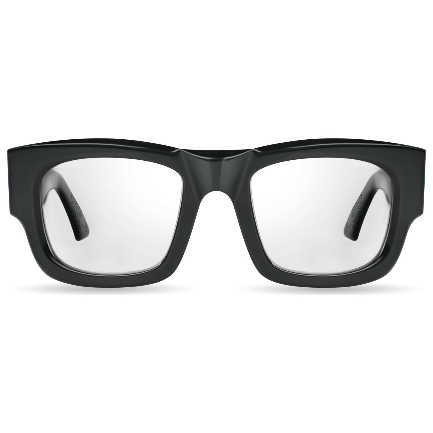 Front view of Bugatti Men's Eyeglasses 48M-BK-RX-AF