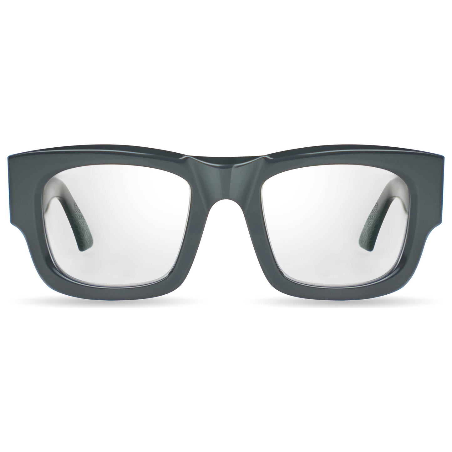 Front view of Bugatti Men's Eyeglasses 48M-GRY-RX