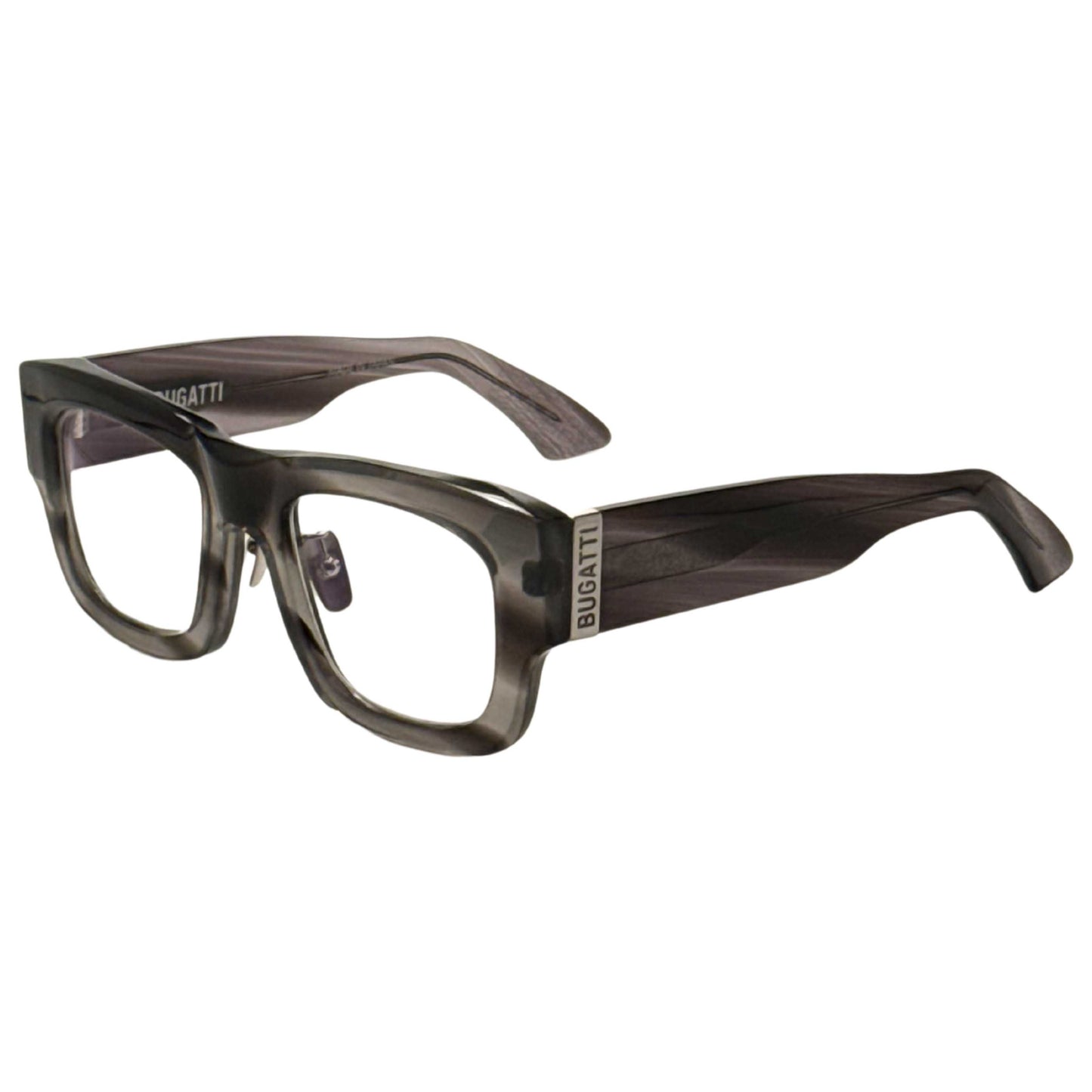 Front view of Bugatti Men's Eyeglasses 48M-GS-RX-AF