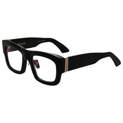 Front view of Bugatti Men's Eyeglasses 48M-MBK-RX-AF