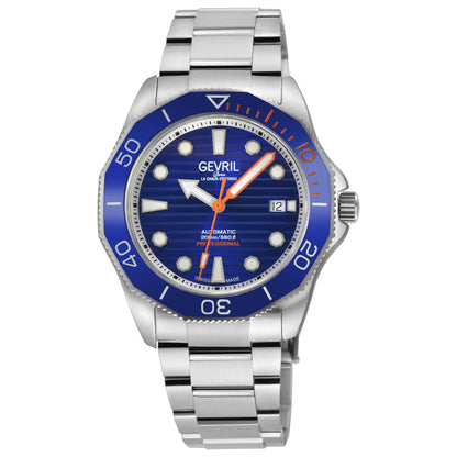 Front view of Gevril Pier 90 Men's Automatic Watch 49101