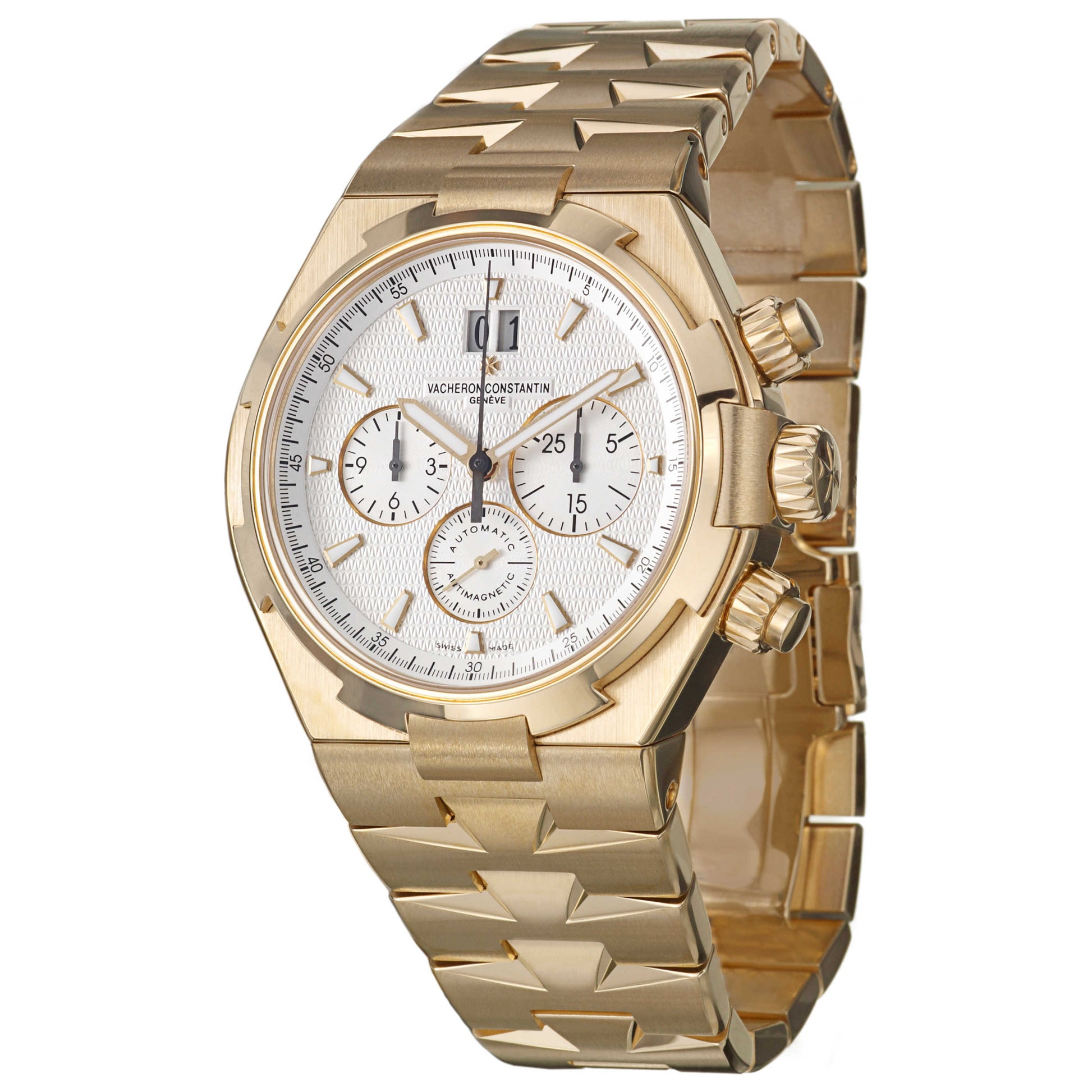 Front view of Vacheron Constantin Overseas Men's Watch 49150-B01J-9215