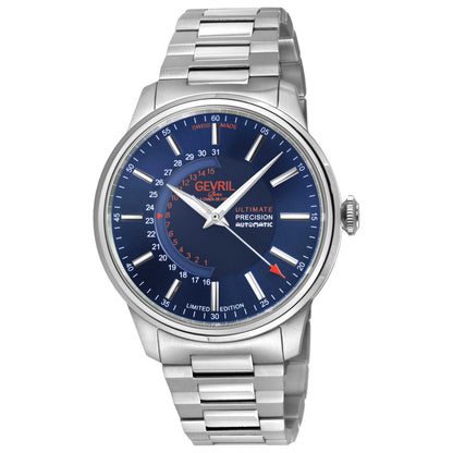 Front view of Gevril Guggenheim Men's Automatic Watch 49201B