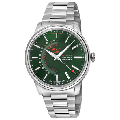 Front view of Gevril Guggenheim Men's Automatic Watch 49204B