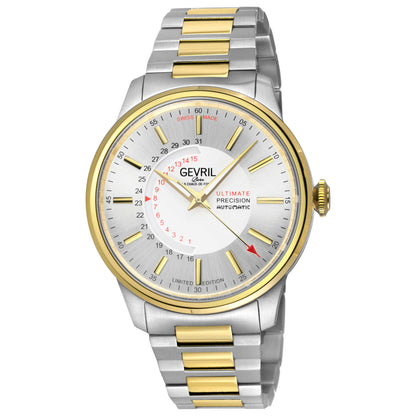 Front view of Gevril Guggenheim Men's Automatic Watch 49207B