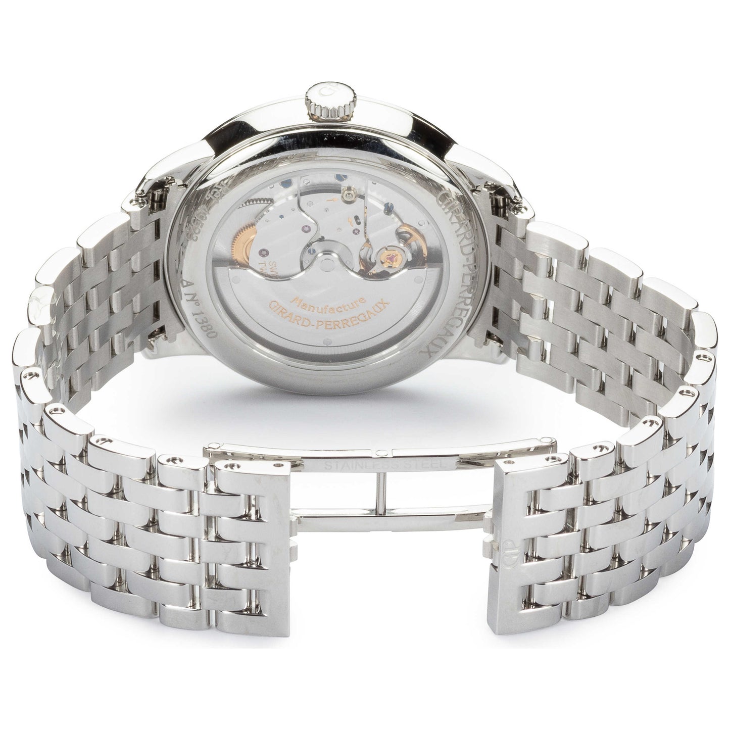 Back view of Girard-Perregaux 1966 Women's Automatic Watch 49523-11-171-11A