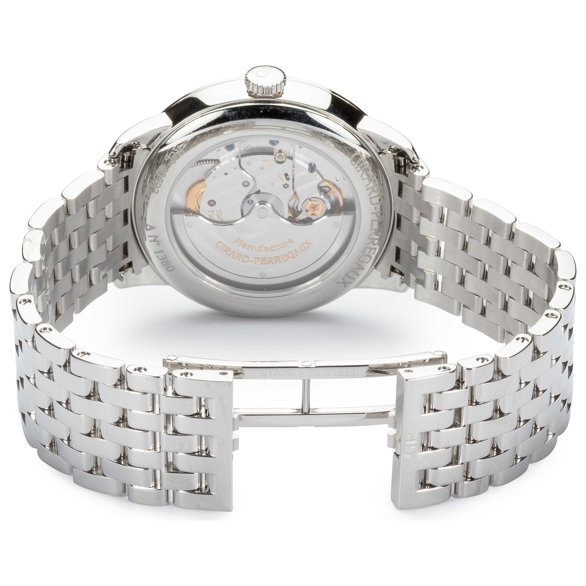 Back view of Girard-Perregaux 1966 Women's Automatic Watch 49523-11-171-11A