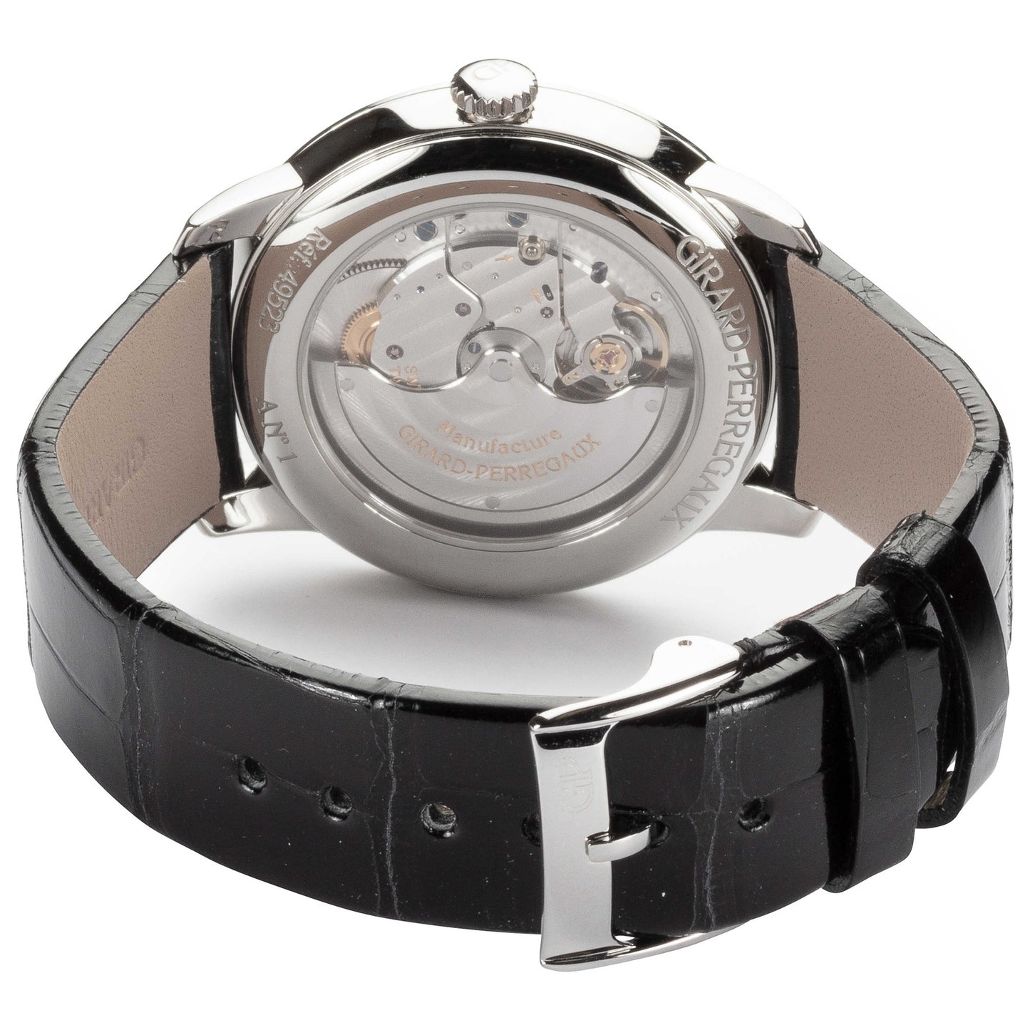 Back view of Girard-Perregaux 1966 Women's Automatic Watch 49523-11-171-CB6A