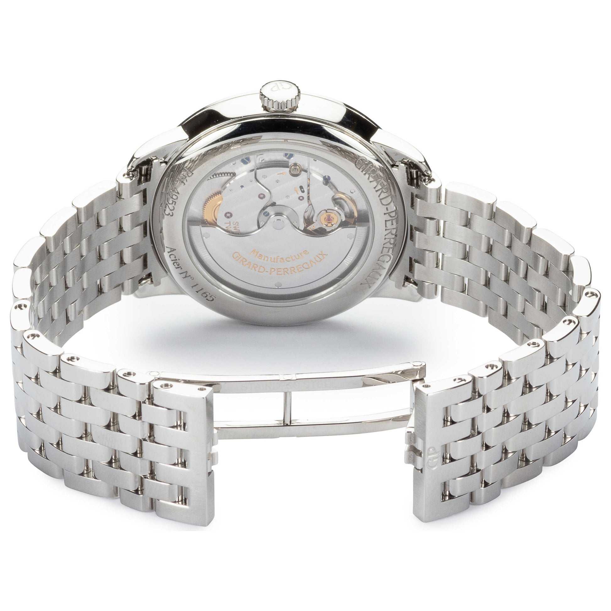 Back view of Girard-Perregaux 1966 Women's Automatic Watch 49523D11A171-11A