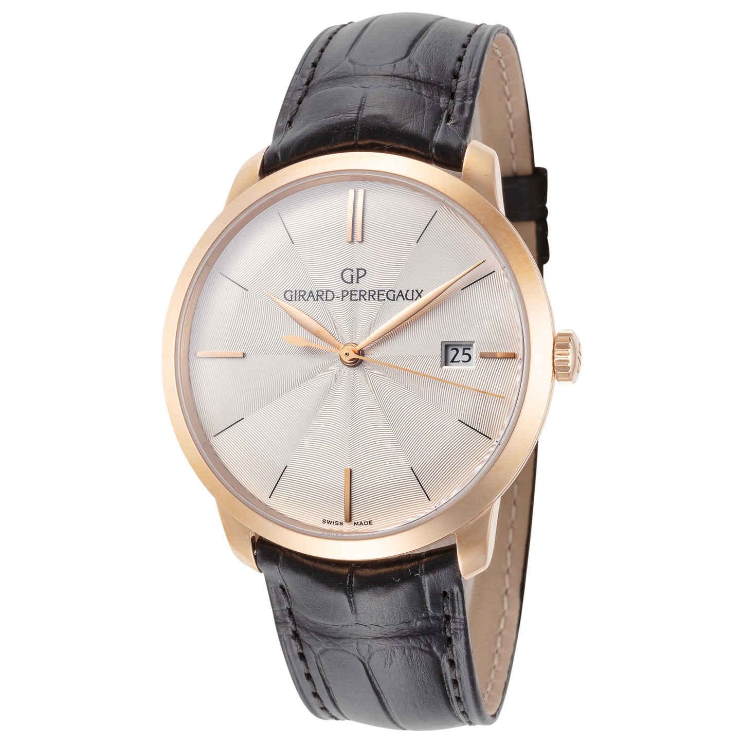 Front view of Girard-Perregaux 1966 Men's Automatic Watch 49525-52-133-BB60