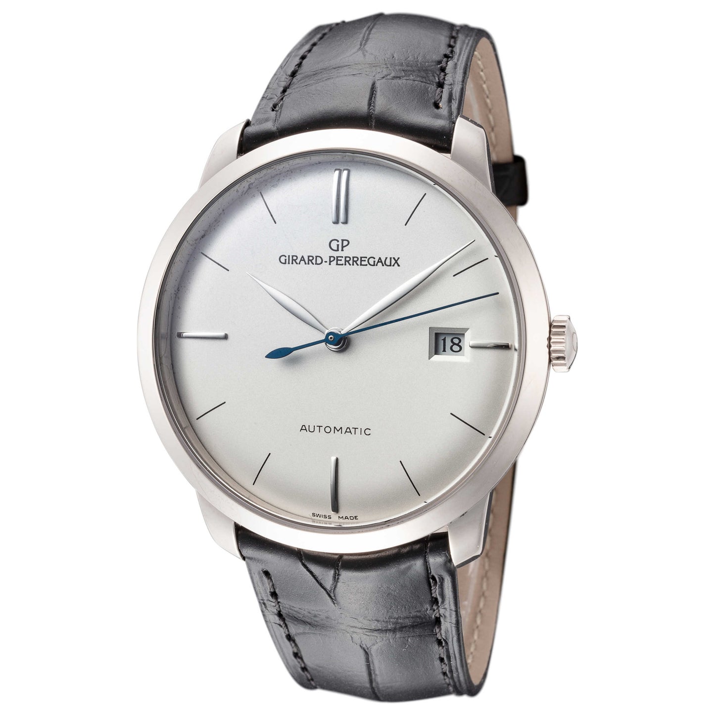 Front view of Girard-Perregaux 1966 Men's Automatic Watch 49525-53-131-BK6A