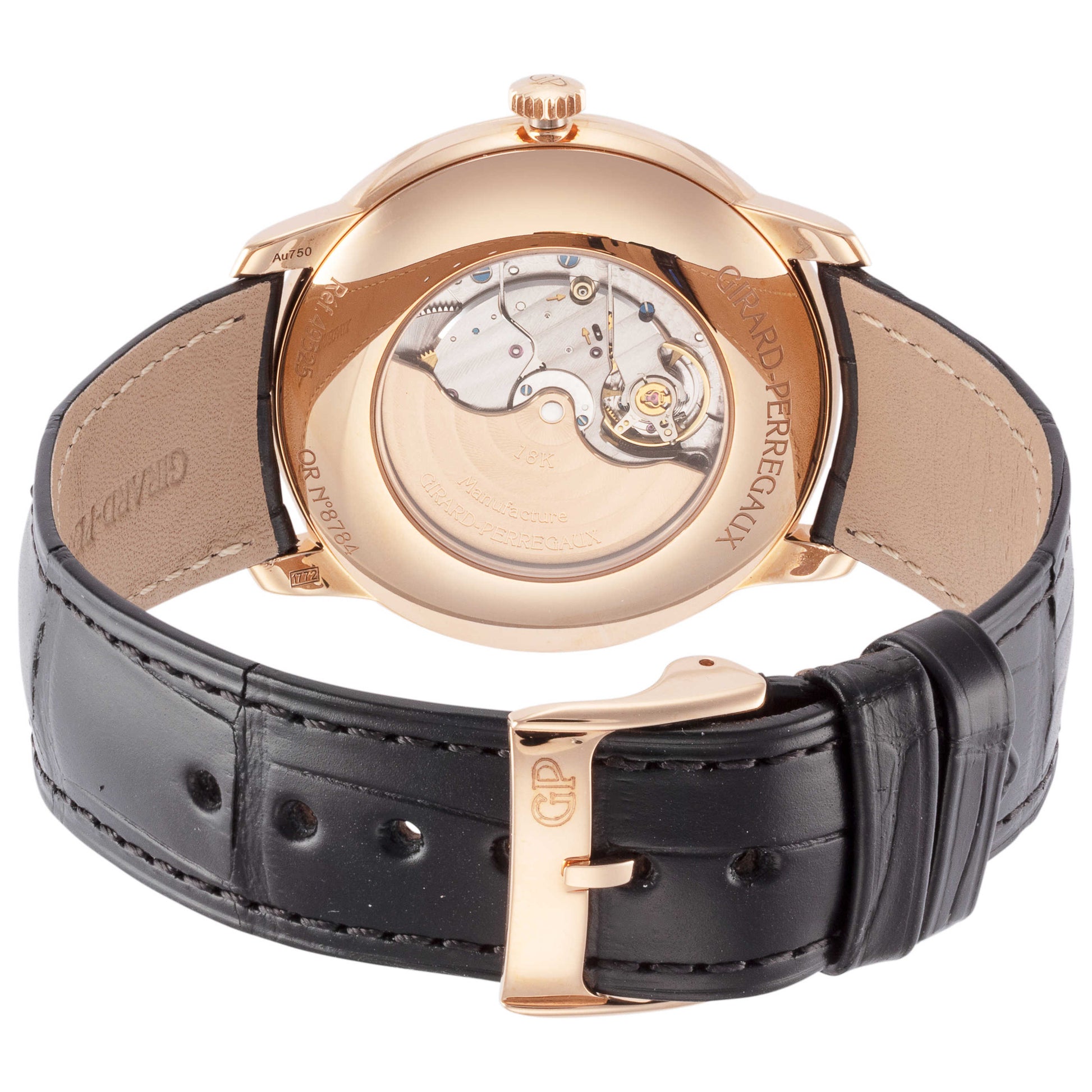 Back view of Girard-Perregaux 1966 Women's Automatic Watch 49525D52A133-BB60