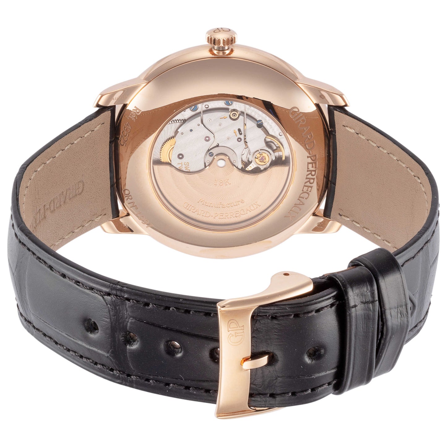 Back view of Girard-Perregaux 1966 Women's Automatic Watch 49525D52A1A1-BK6A